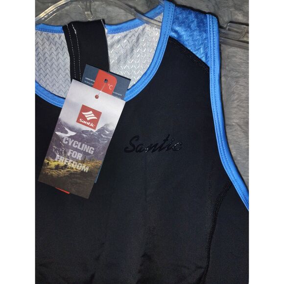 NWT Santic Triathlon One-Piece Sleeveless Padded Quick-Dry  Size Small Cycling - Picture 14 of 14
